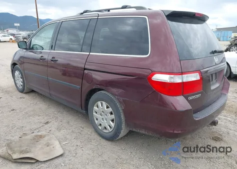2007 Honda Odyssey Lx из США, поврежденный, VIN 5FNRL38207B022095
